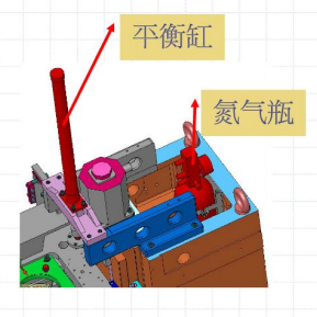 立式數(shù)控850加工中心平衡缸