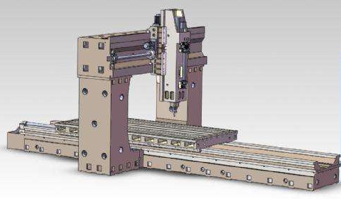 龍門加工中心結(jié)構(gòu)